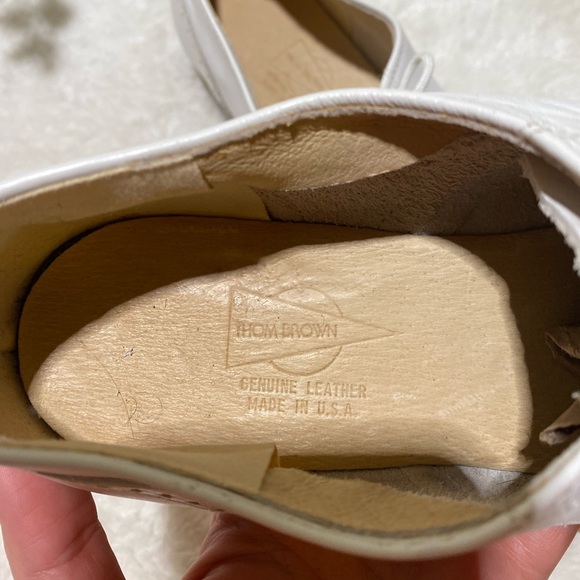 Thom Browne white Wingtip Oxford Shoes - Picture 2 of 8